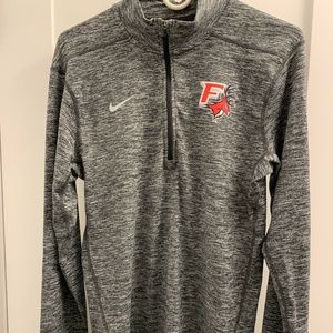 Nike Gray Zip Up Sweater